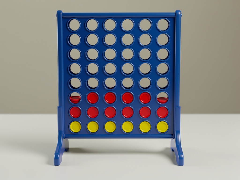 Plateau de Puissance 4 classique - Jeu de stratégie inventé par Howard Wexler en 1974