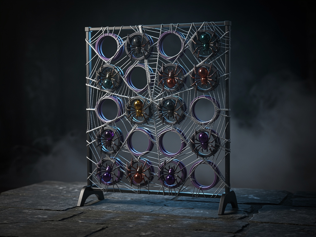 Puissance 4 Araignée - Variante stratégique du Puissance 4 avec déplacement des jetons après placement